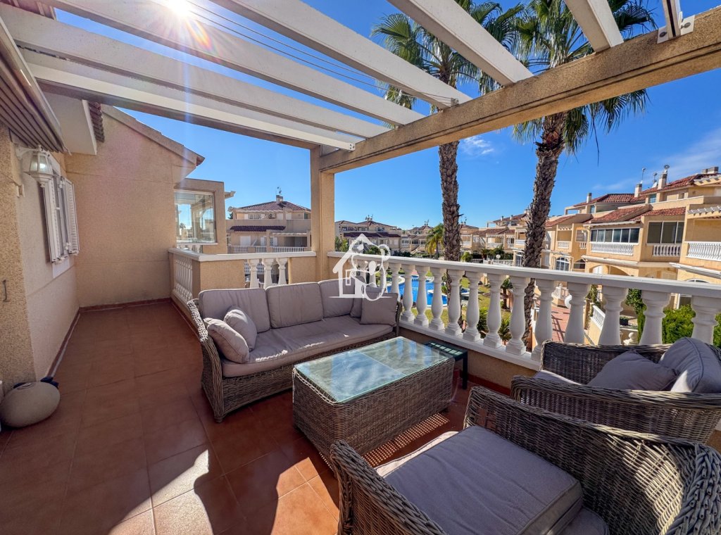 Lange Termijn Verhuur - Herenhuis - Orihuela Costa - Playa Flamenca