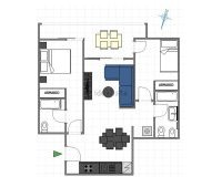 Location - Appartement - Orihuela Costa - Villamartín