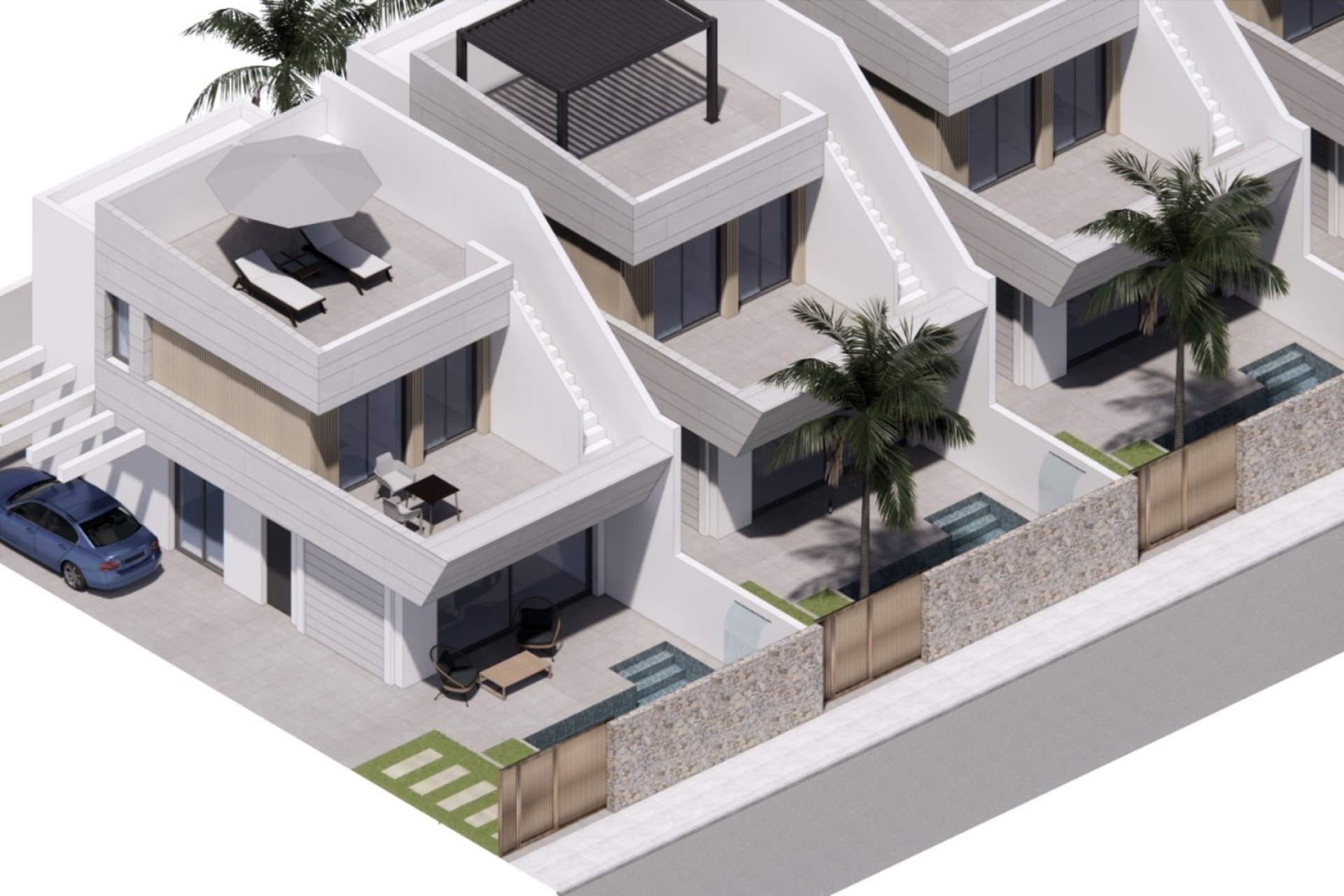 Nieuwbouw Woningen - Herenhuis - San Javier
