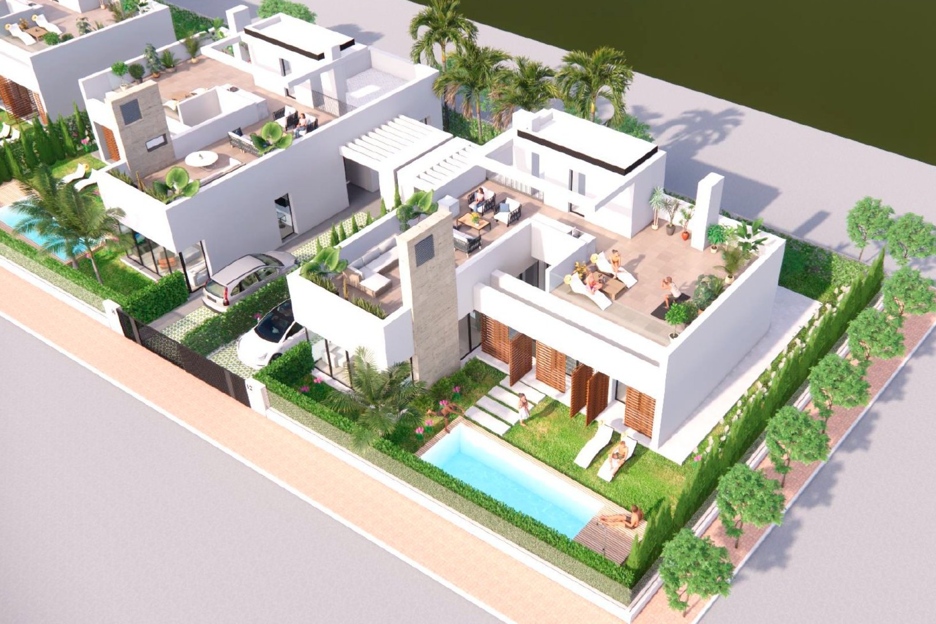 Nieuwbouw Woningen - Herenhuis - Torre-Pacheco