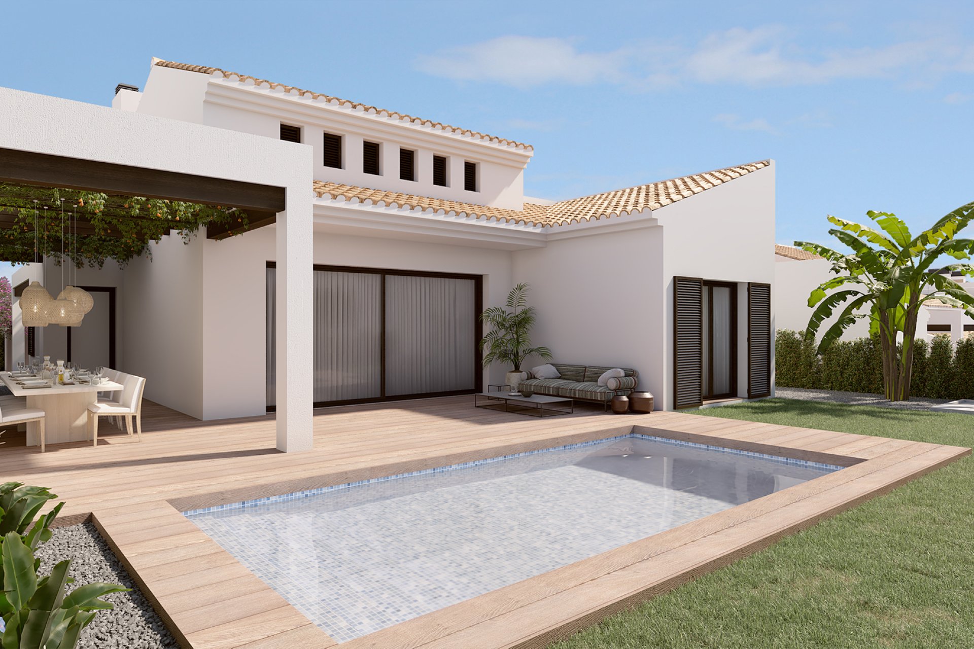 Nouvelle construction - Maison de ville - Algorfa