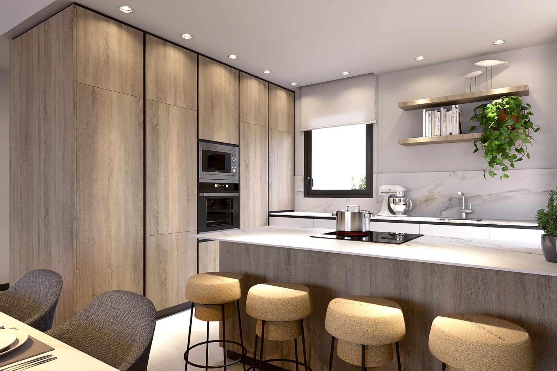 Nouvelle construction - Maison de ville - Algorfa