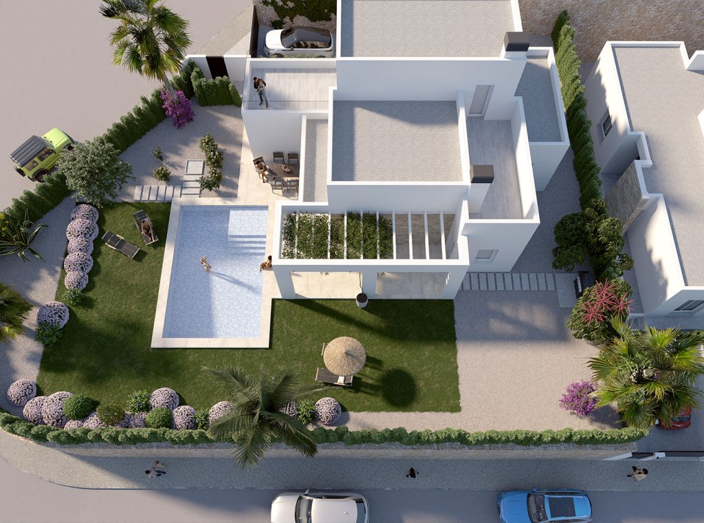 Nouvelle construction - Maison de ville - Algorfa
