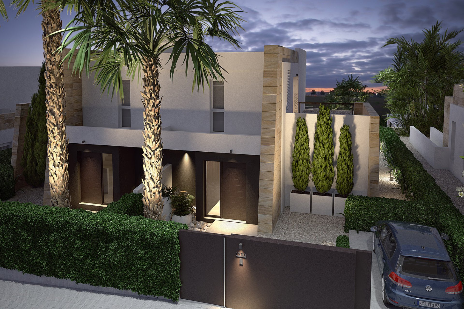 Nouvelle construction - Maison de ville - Algorfa