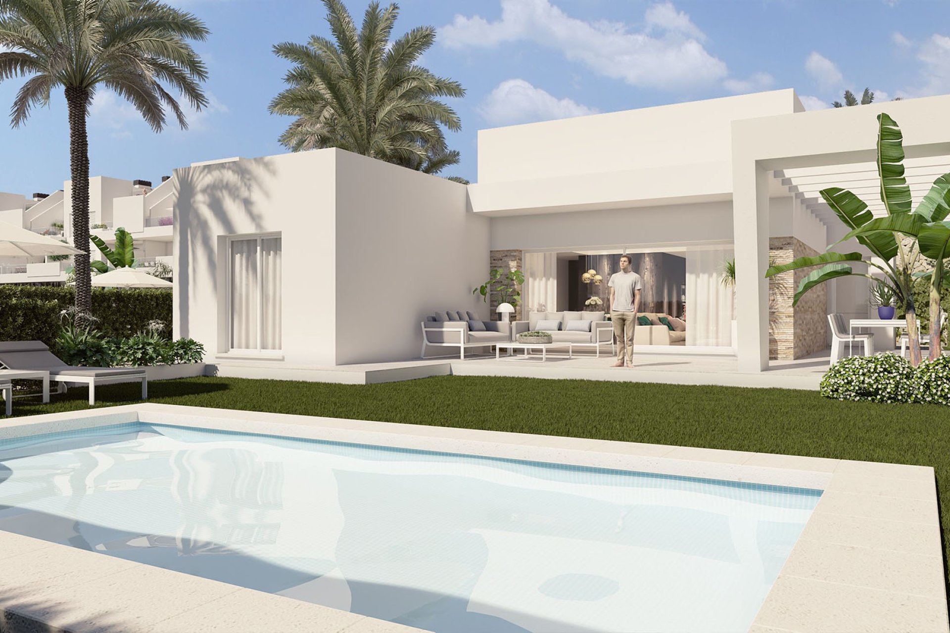 Nouvelle construction - Maison de ville - Algorfa