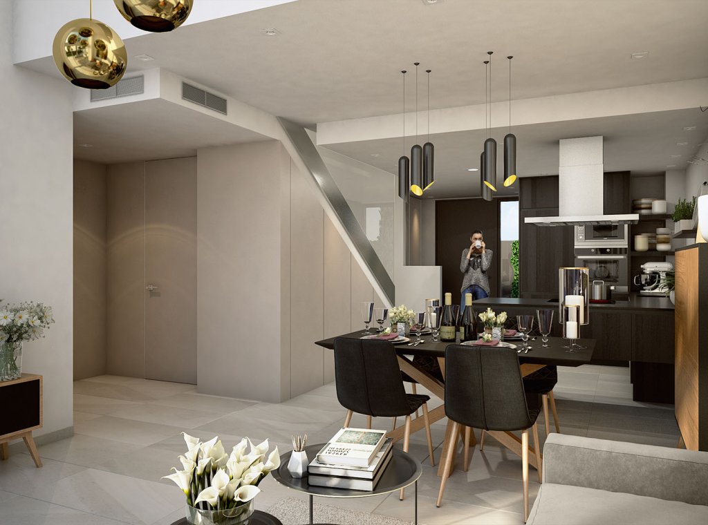 Nouvelle construction - Maison de ville - Algorfa