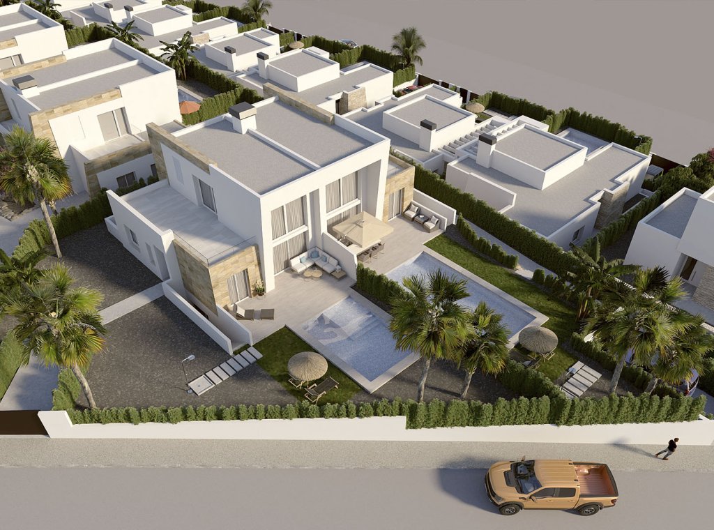 Nouvelle construction - Maison de ville - Algorfa