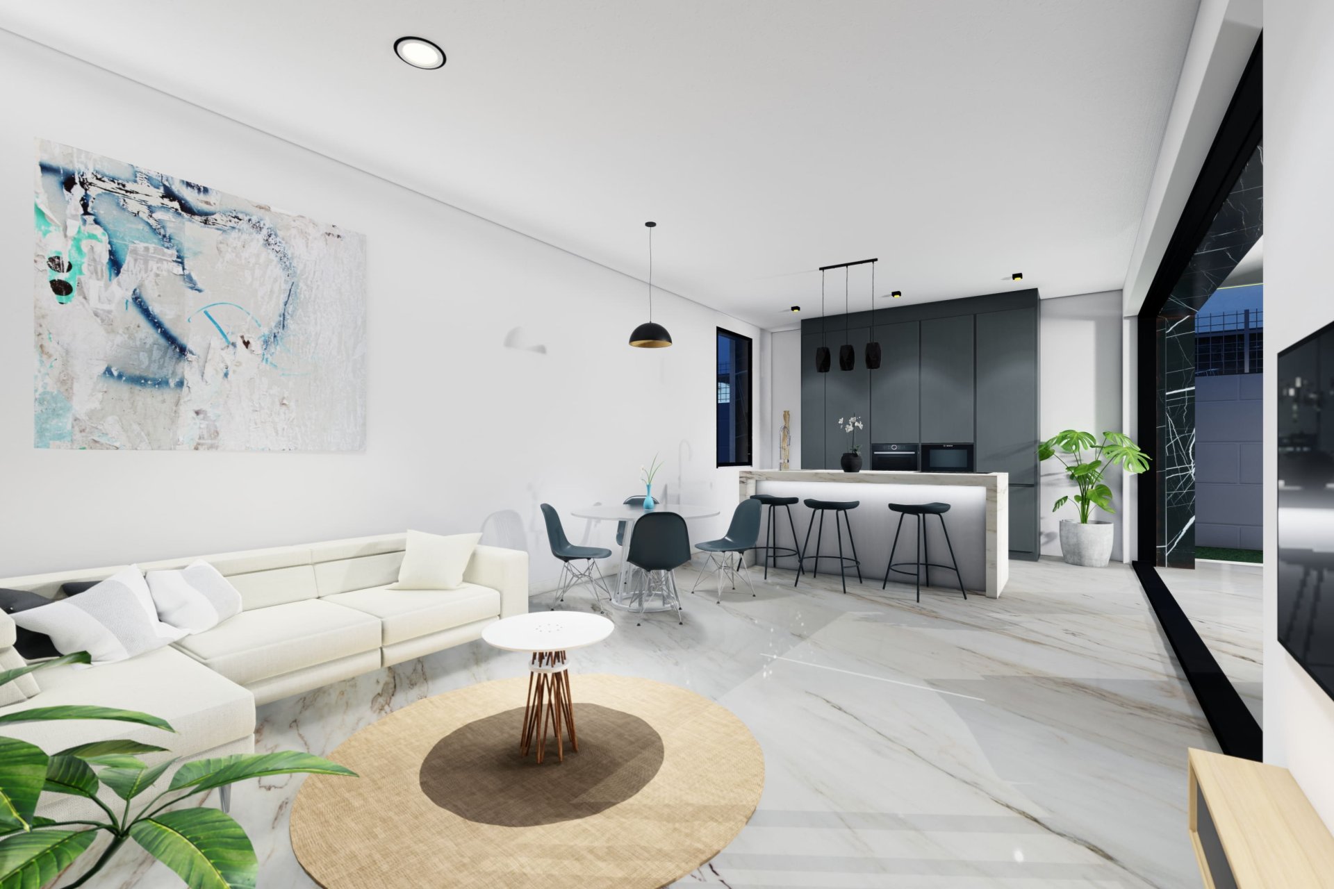Nouvelle construction - Maison de ville - Algorfa