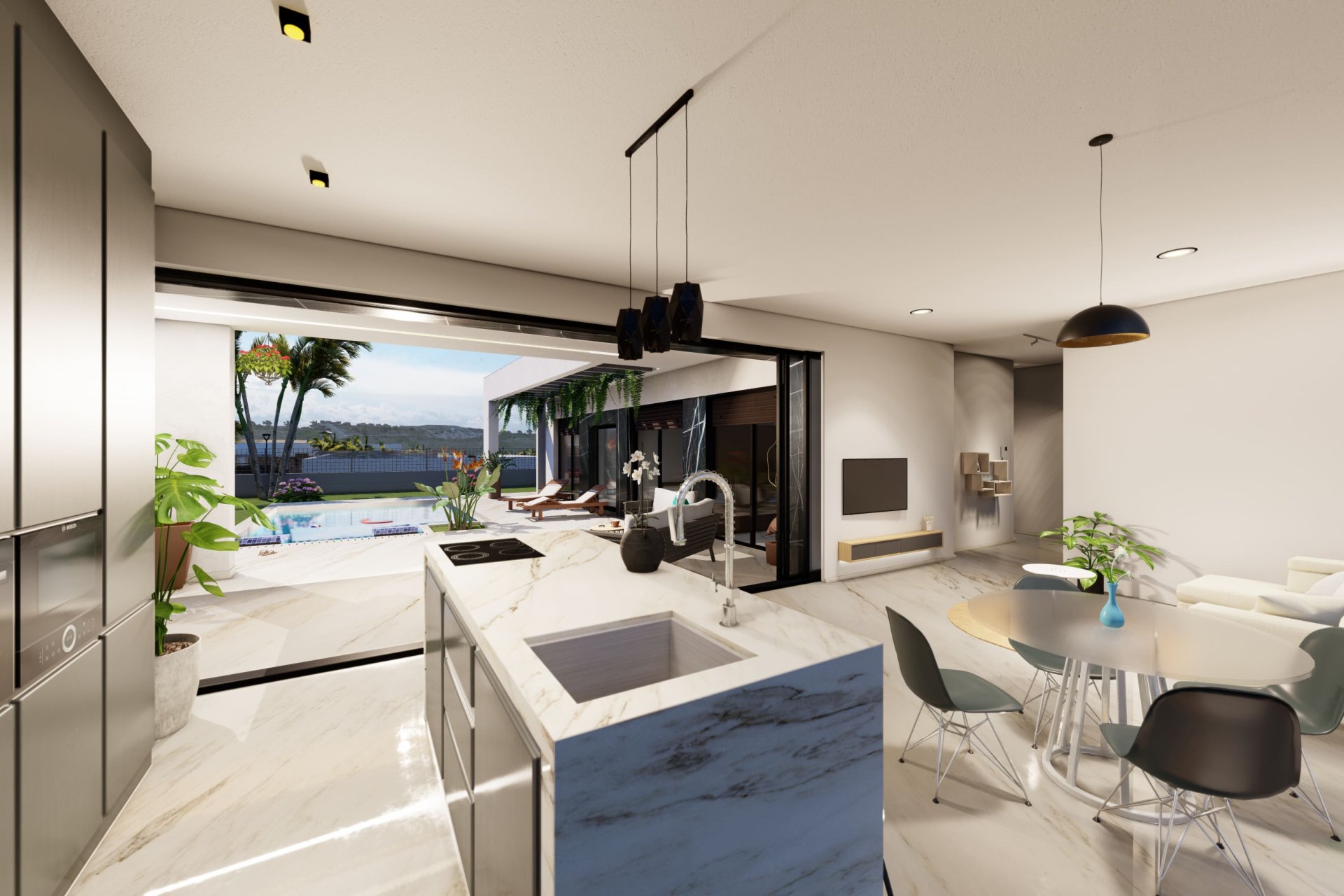 Nouvelle construction - Maison de ville - Algorfa