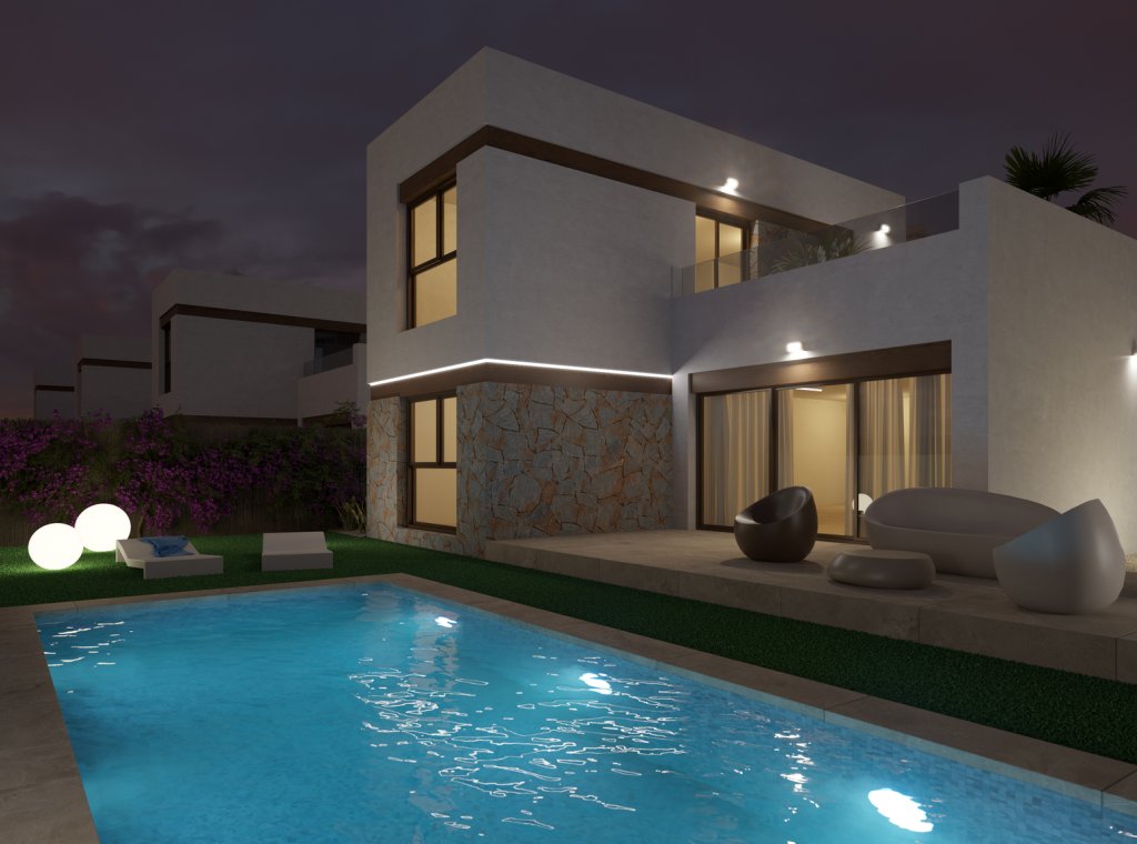 Nouvelle construction - Maison de ville - Algorfa