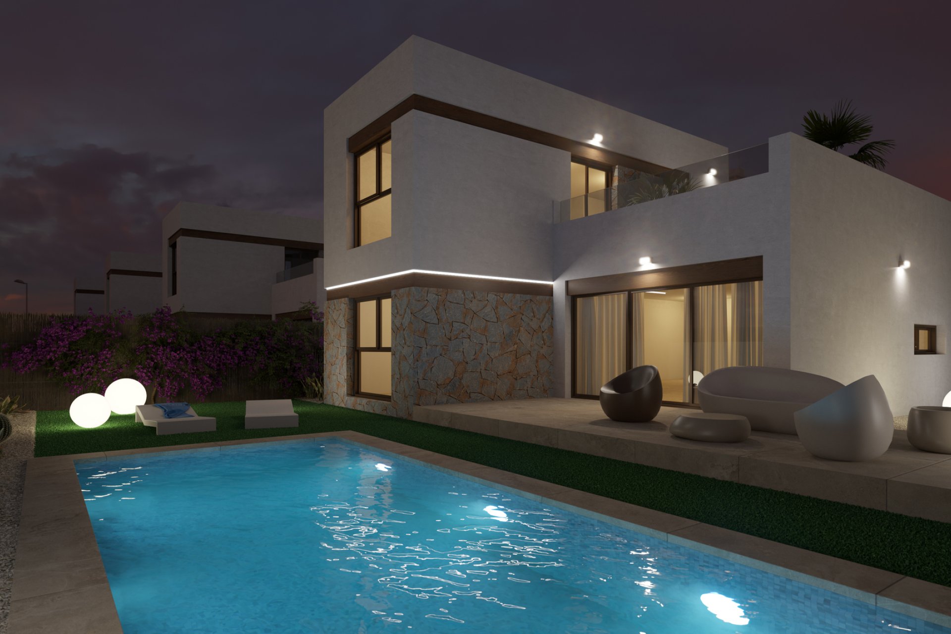 Nouvelle construction - Maison de ville - Algorfa