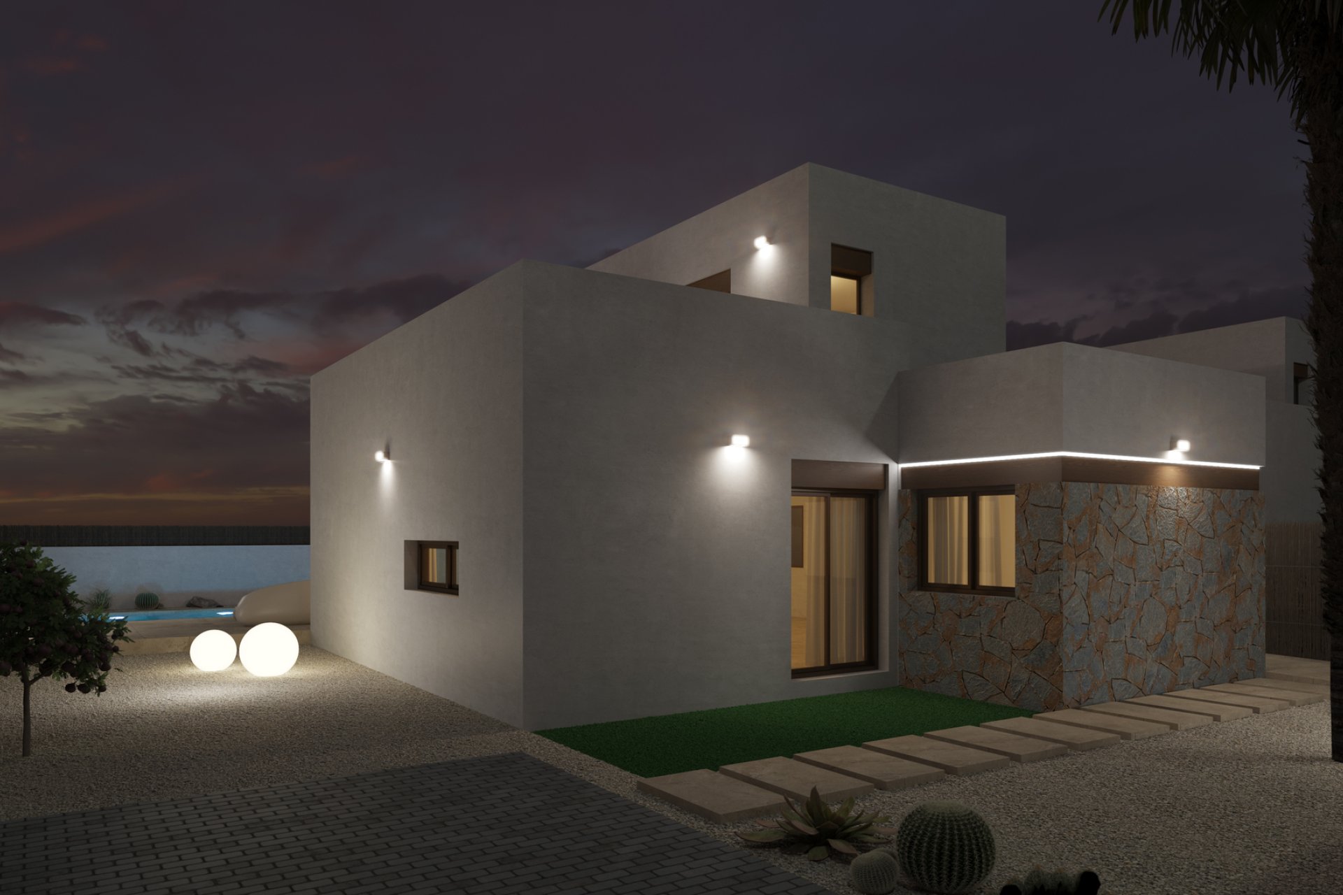 Nouvelle construction - Maison de ville - Algorfa