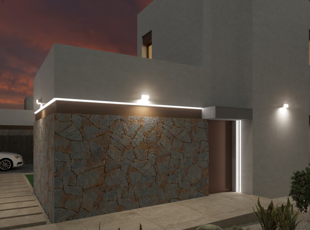 Nouvelle construction - Maison de ville - Algorfa