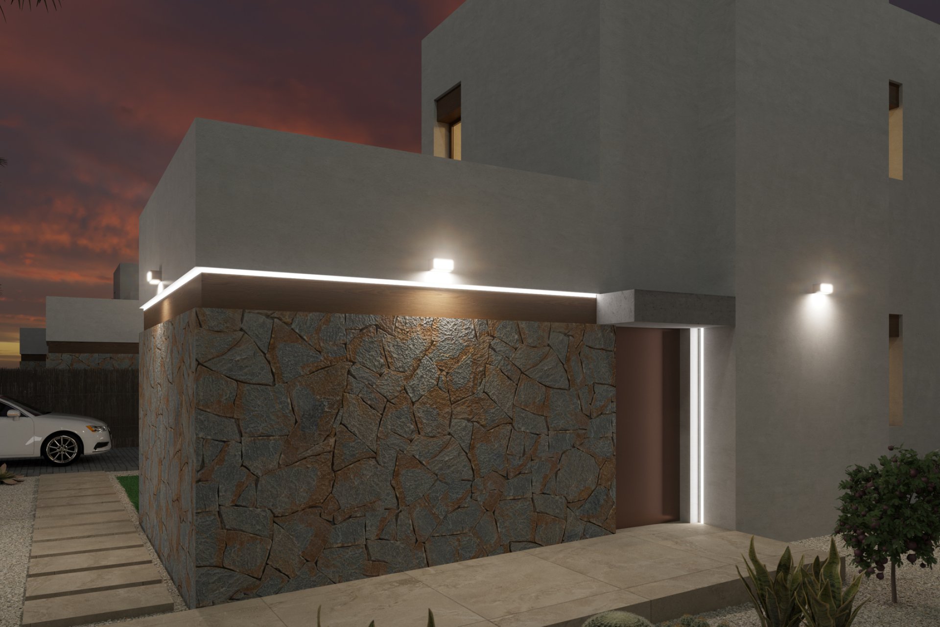 Nouvelle construction - Maison de ville - Algorfa