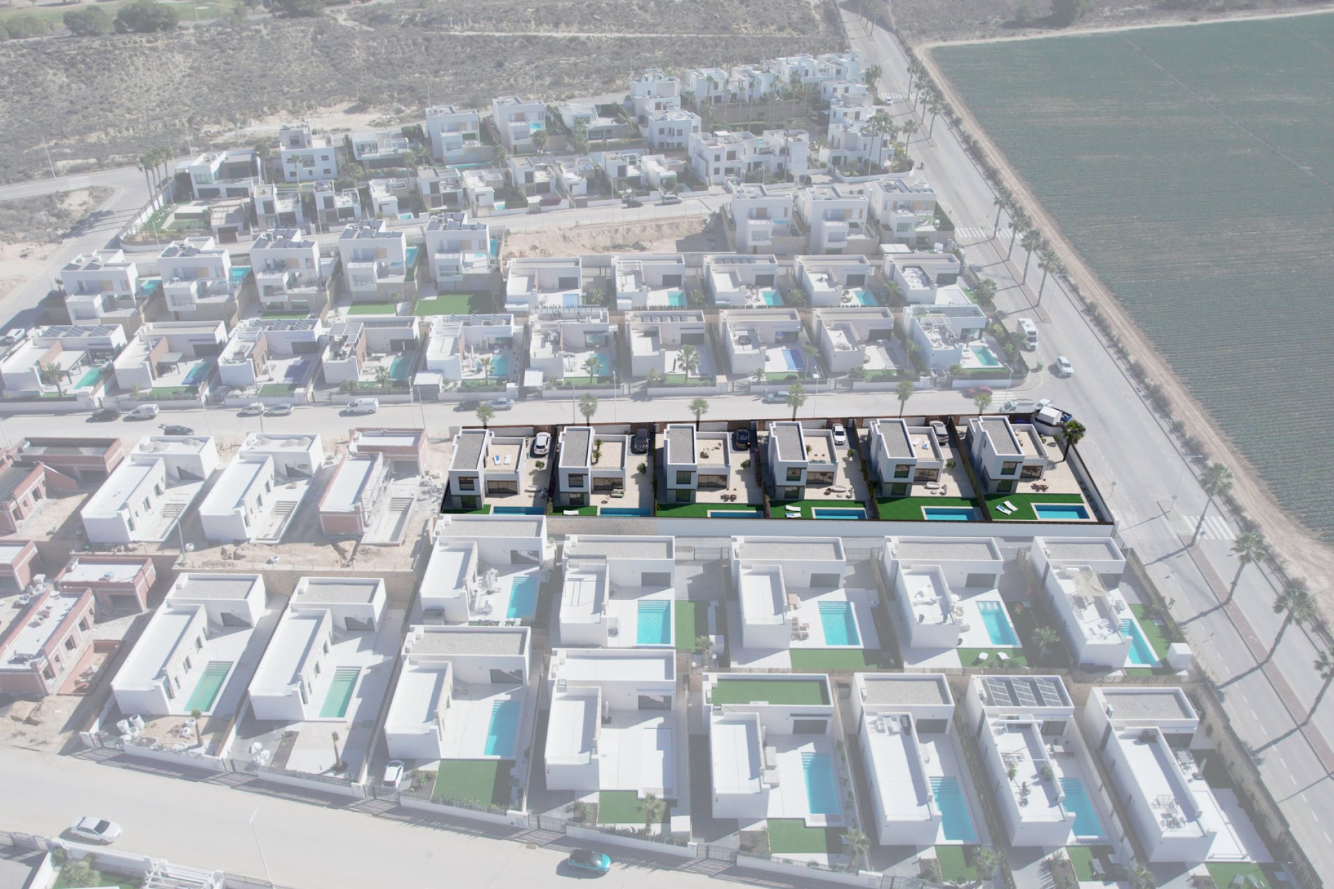 Nouvelle construction - Maison de ville - Algorfa