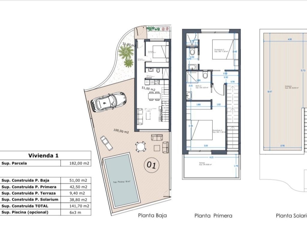 Nouvelle construction - Maison de ville - Cabo Roig