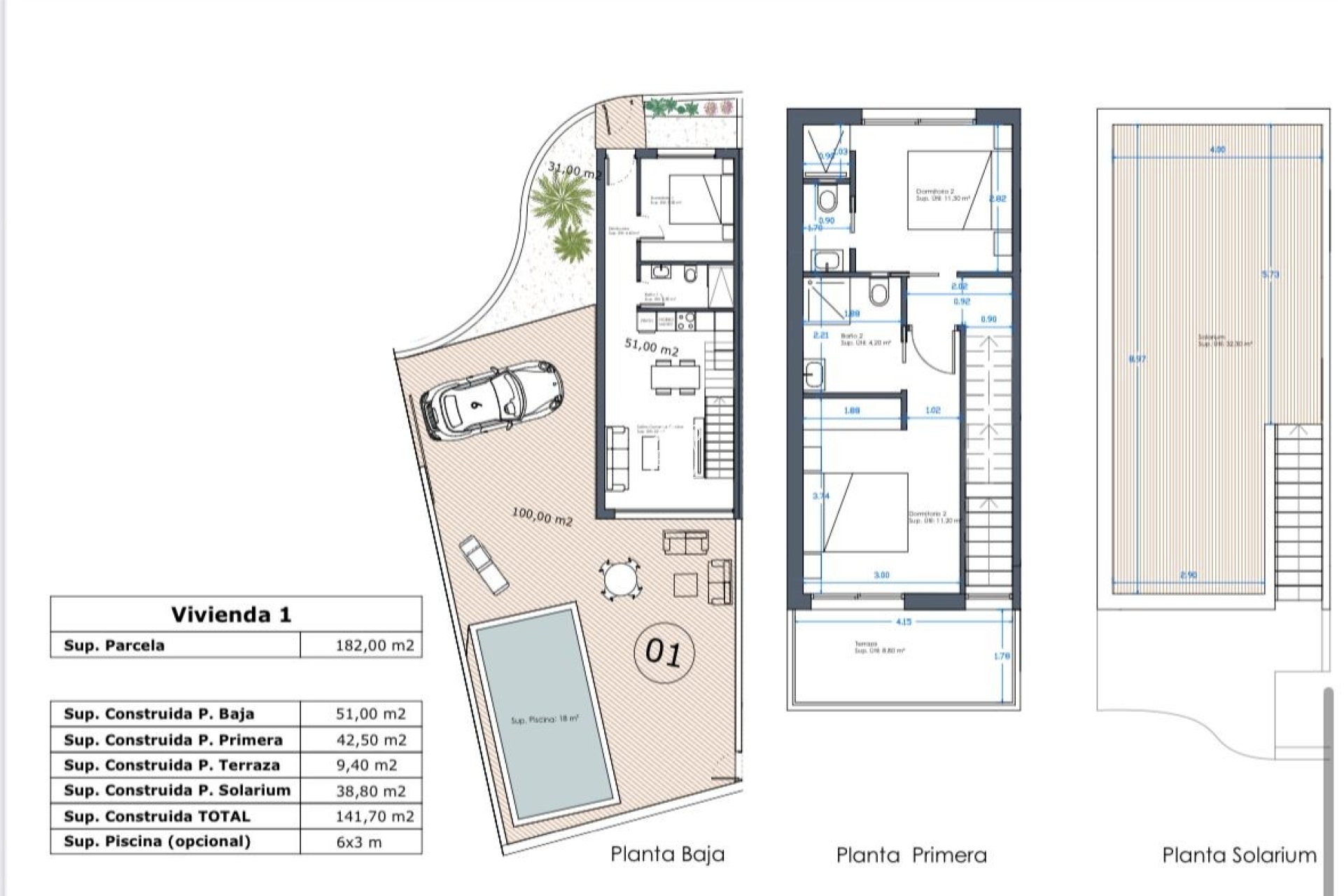 Nouvelle construction - Maison de ville - Cabo Roig
