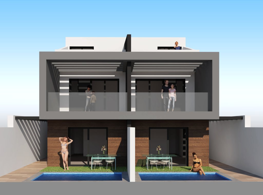 Новое здание - semi-detached - San Javier