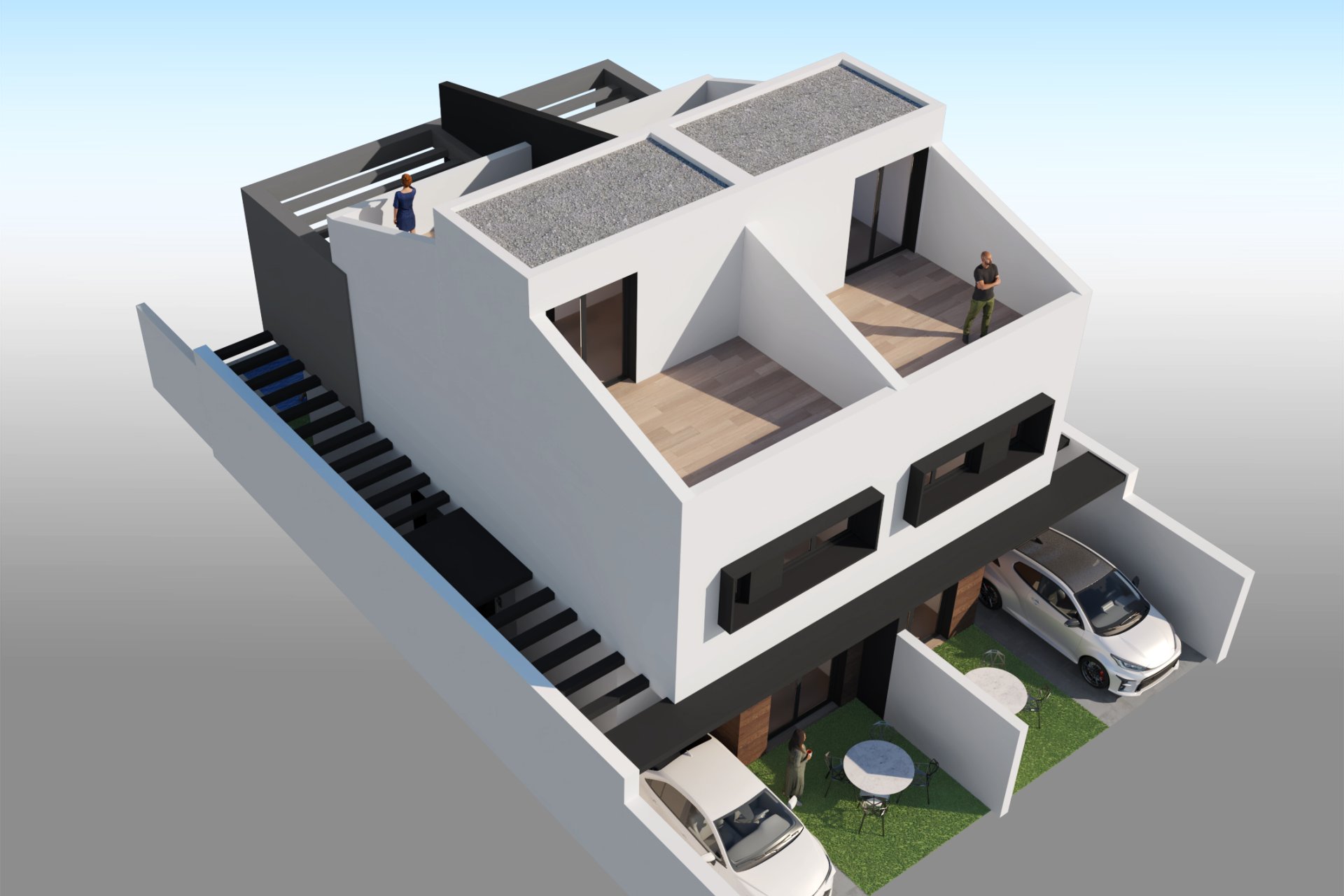 Новое здание - semi-detached - San Javier