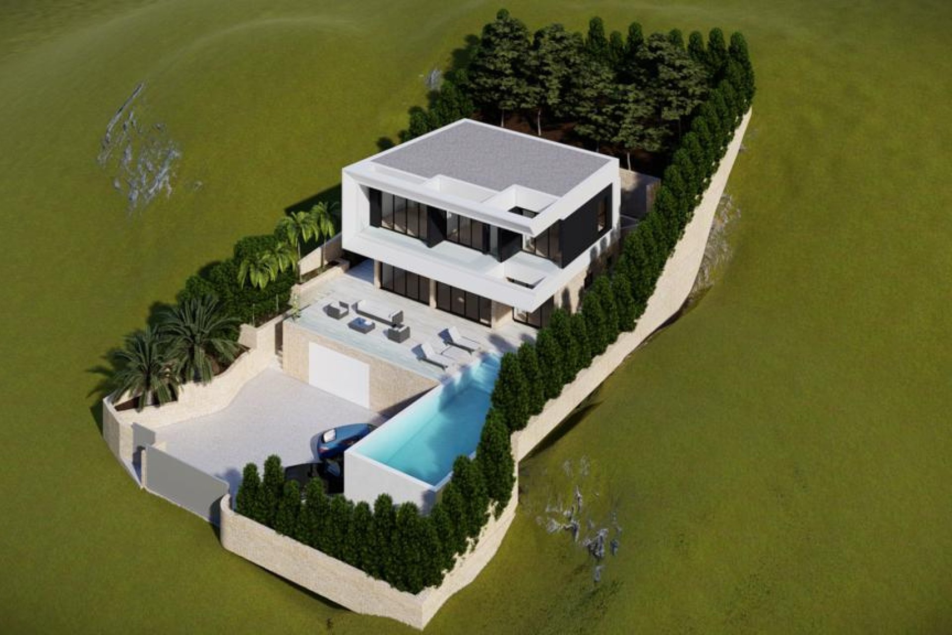 Новое здание - Villa - Altea